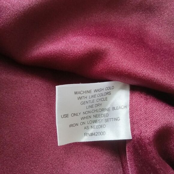 Disney Burgundy Red Embroidered Tigger Show Off Button Up Shirt Women's Size XL - Picture 4 of 12